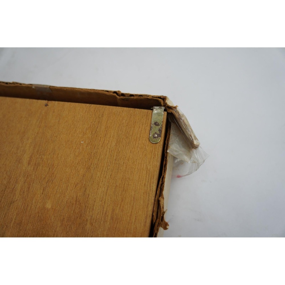 Vintage Enesco Wooden Advent Shadow Box With Mini Christmas Figurines - Picture 10 of 15